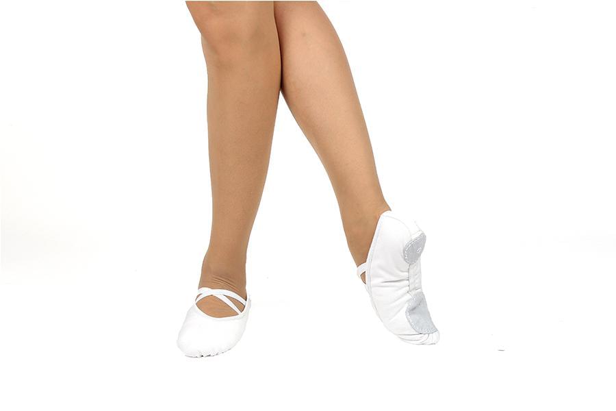 BALETKI „B – PROFESSIONAL” TEKSTYLNE białe