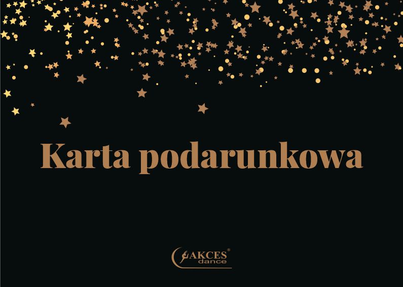 KARTA PODARUNKOWA CZARNA
